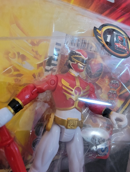 2012 Bandai Sabans Power Rangers Megaforce Red Ranger Action Figure #35100 - Picture 7 of 10